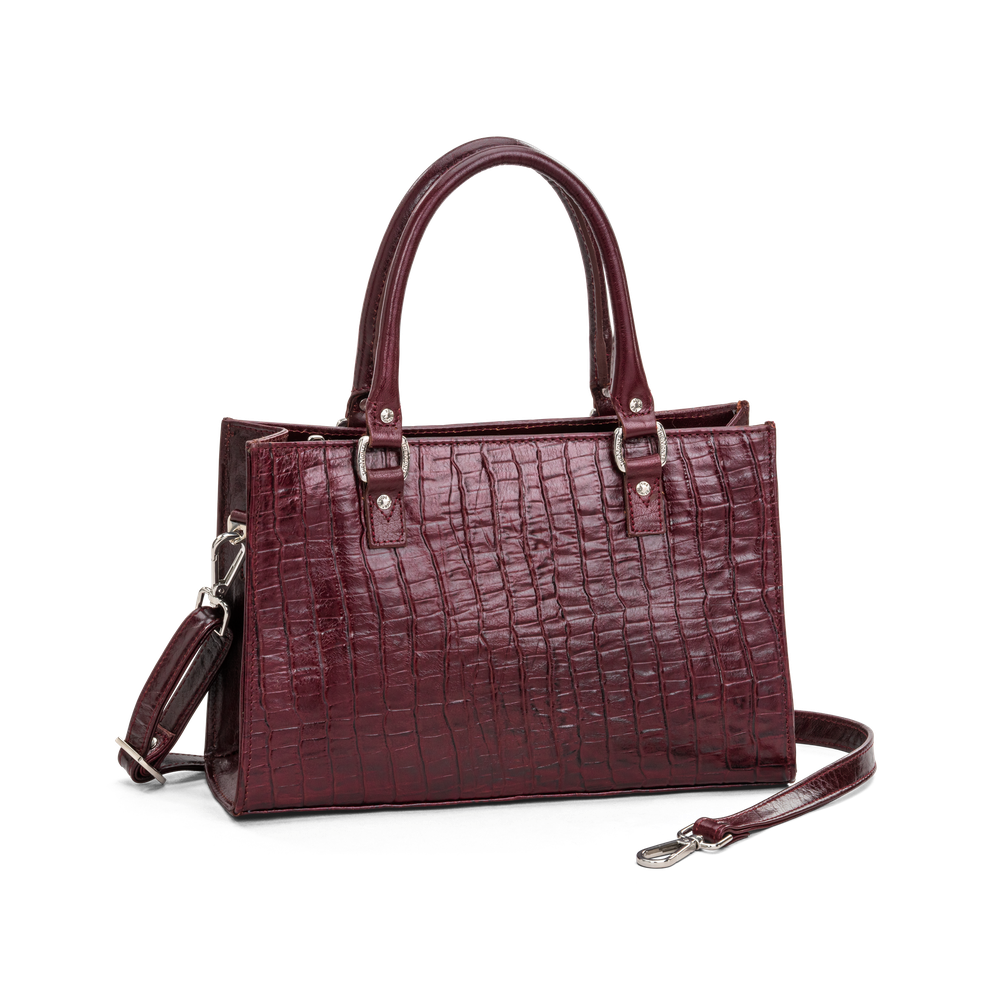 Handbag large The Monte - Burgunder