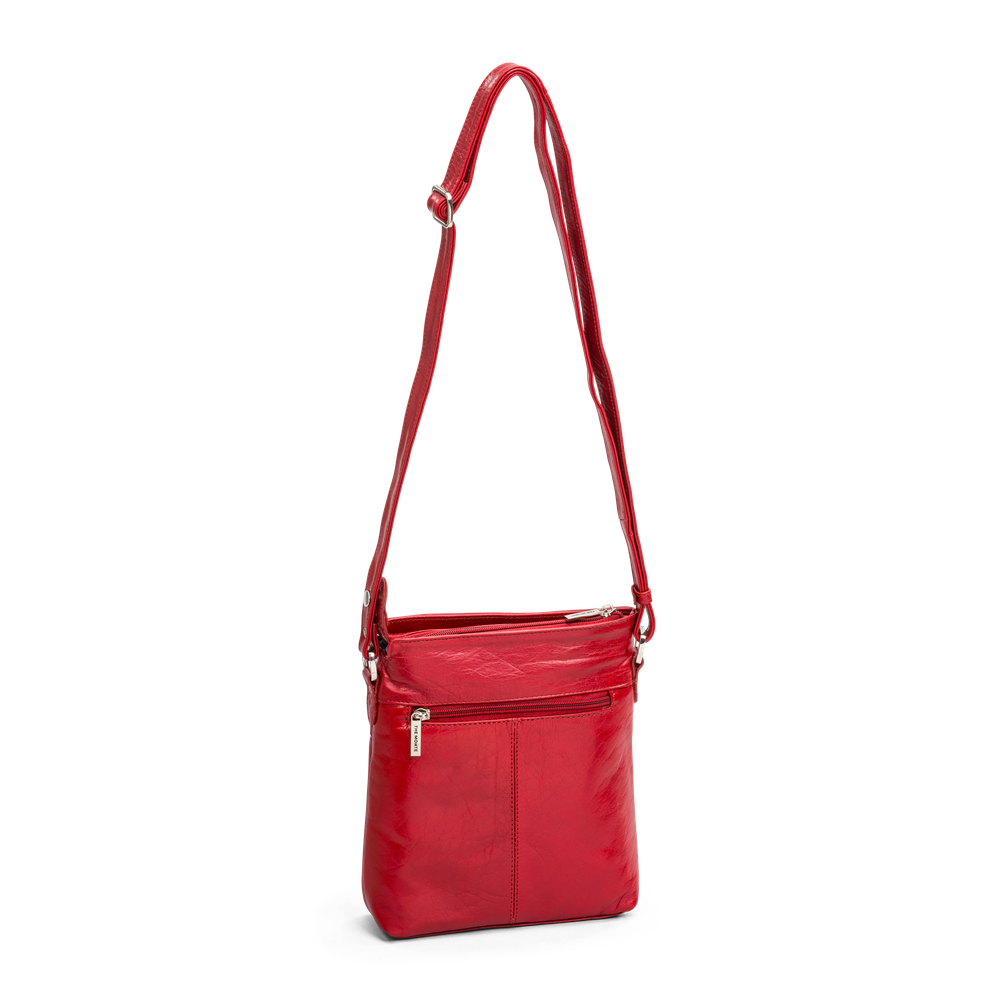 Skulderveske i skinn