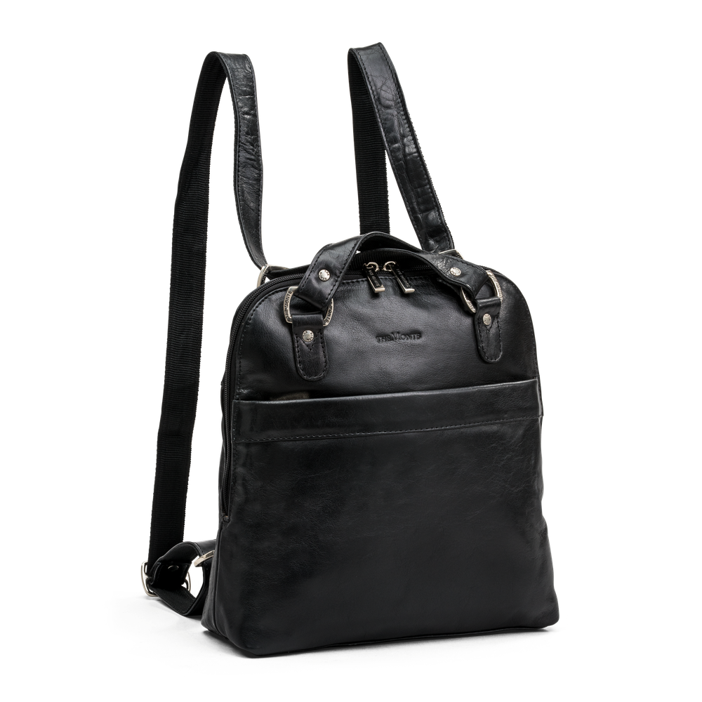 Kombi sekk og veske i skinn