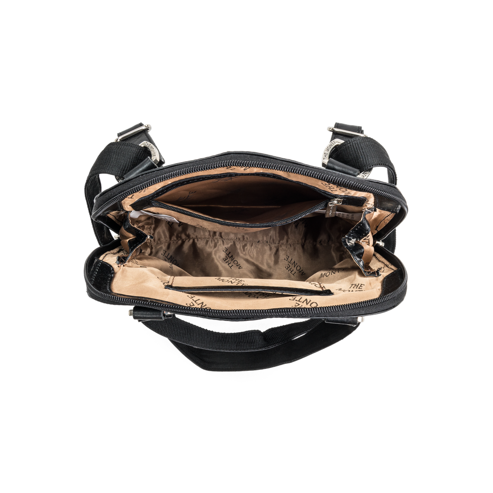 Kombi sekk og veske i skinn