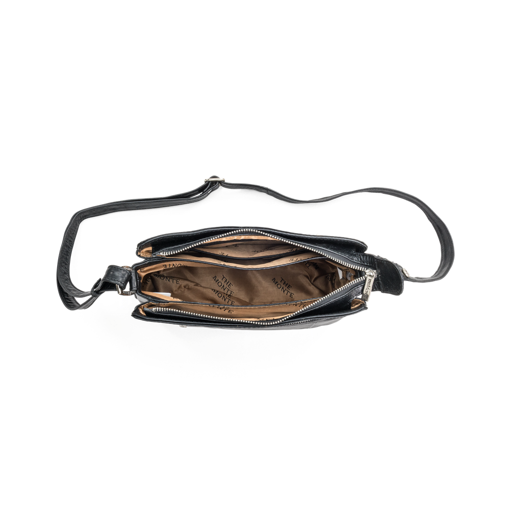 Crossover-veske i skinn