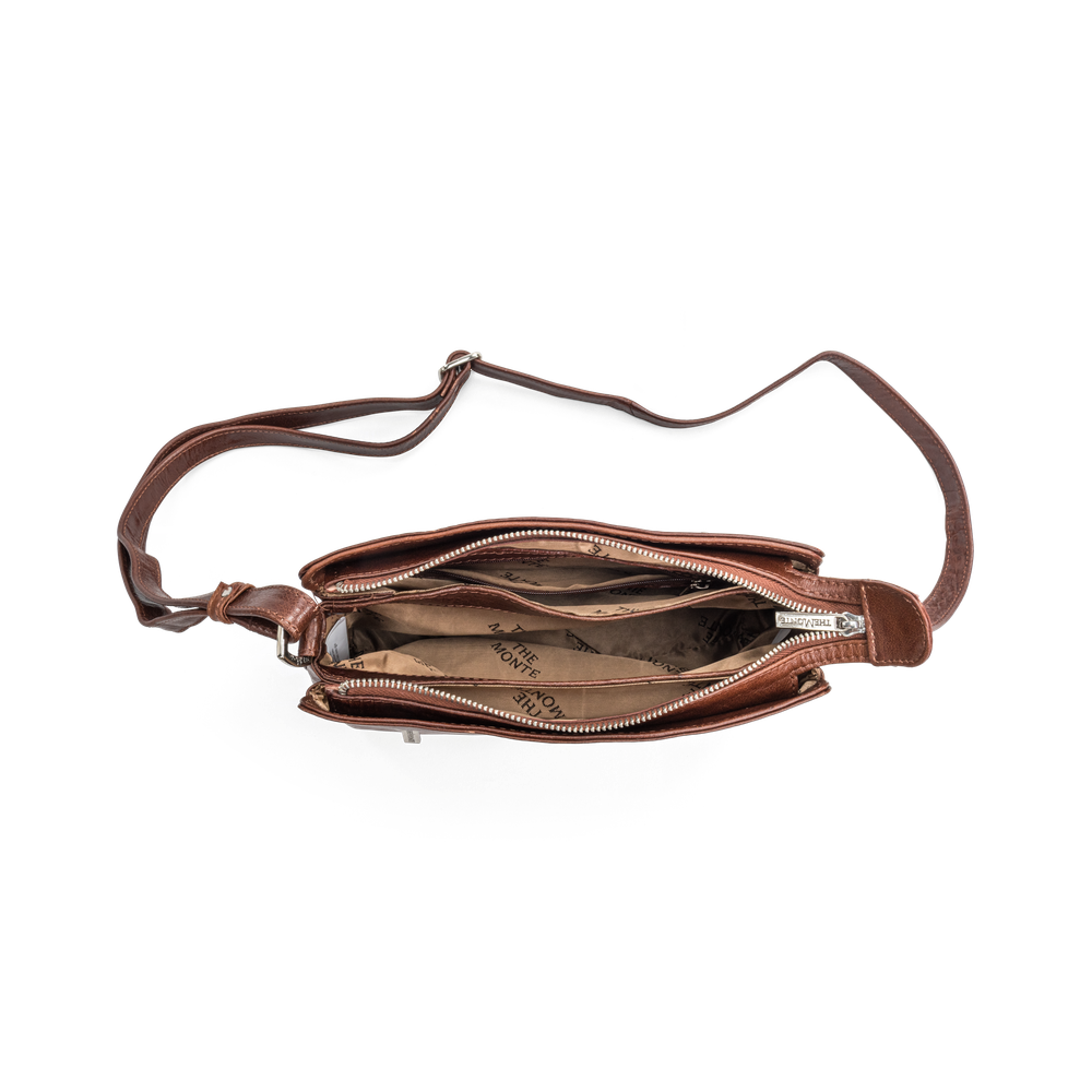 Crossover-veske i skinn