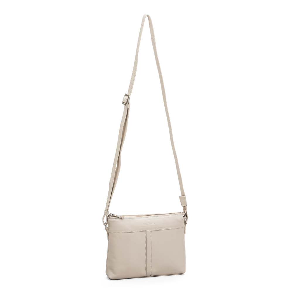 Crossbody skulderveske i skinn