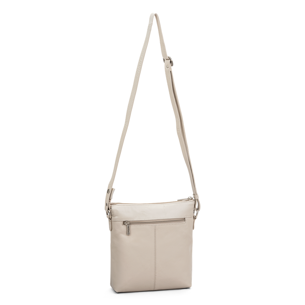 Crossbody-veske i skinn