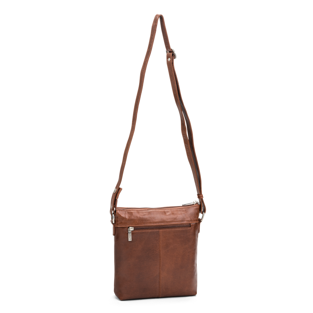 Crossbody-veske i skinn