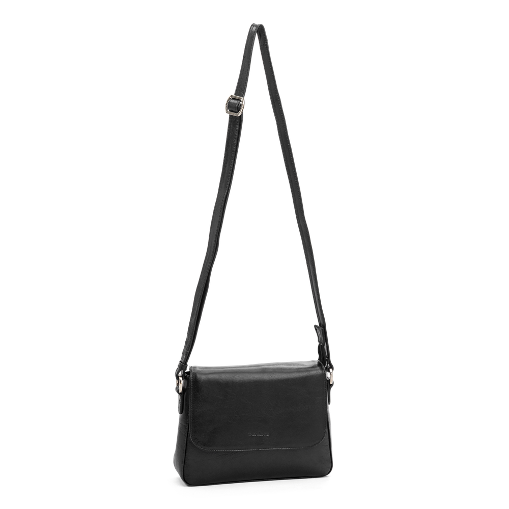 Crossbody-veske i skinn