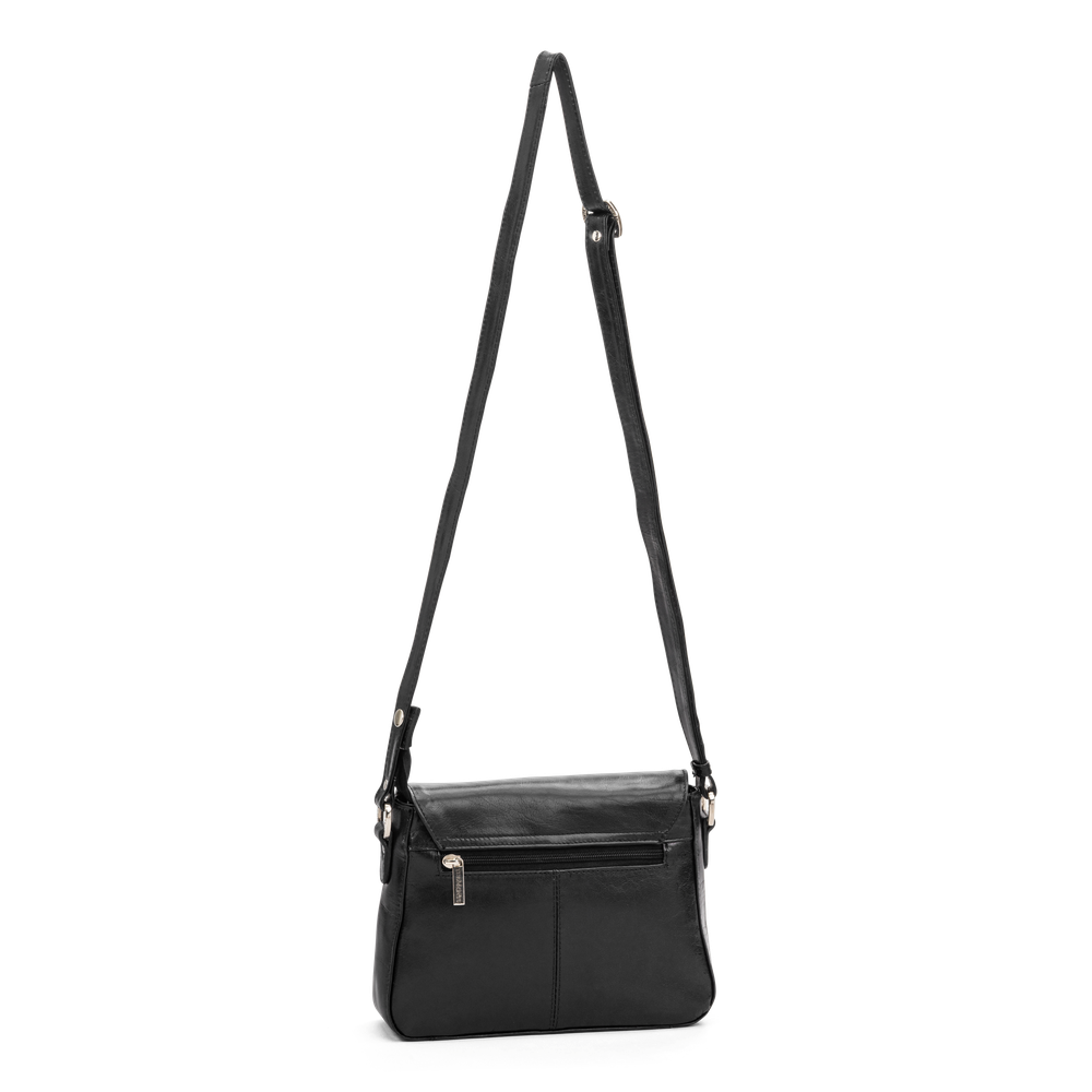 Crossbody-veske i skinn