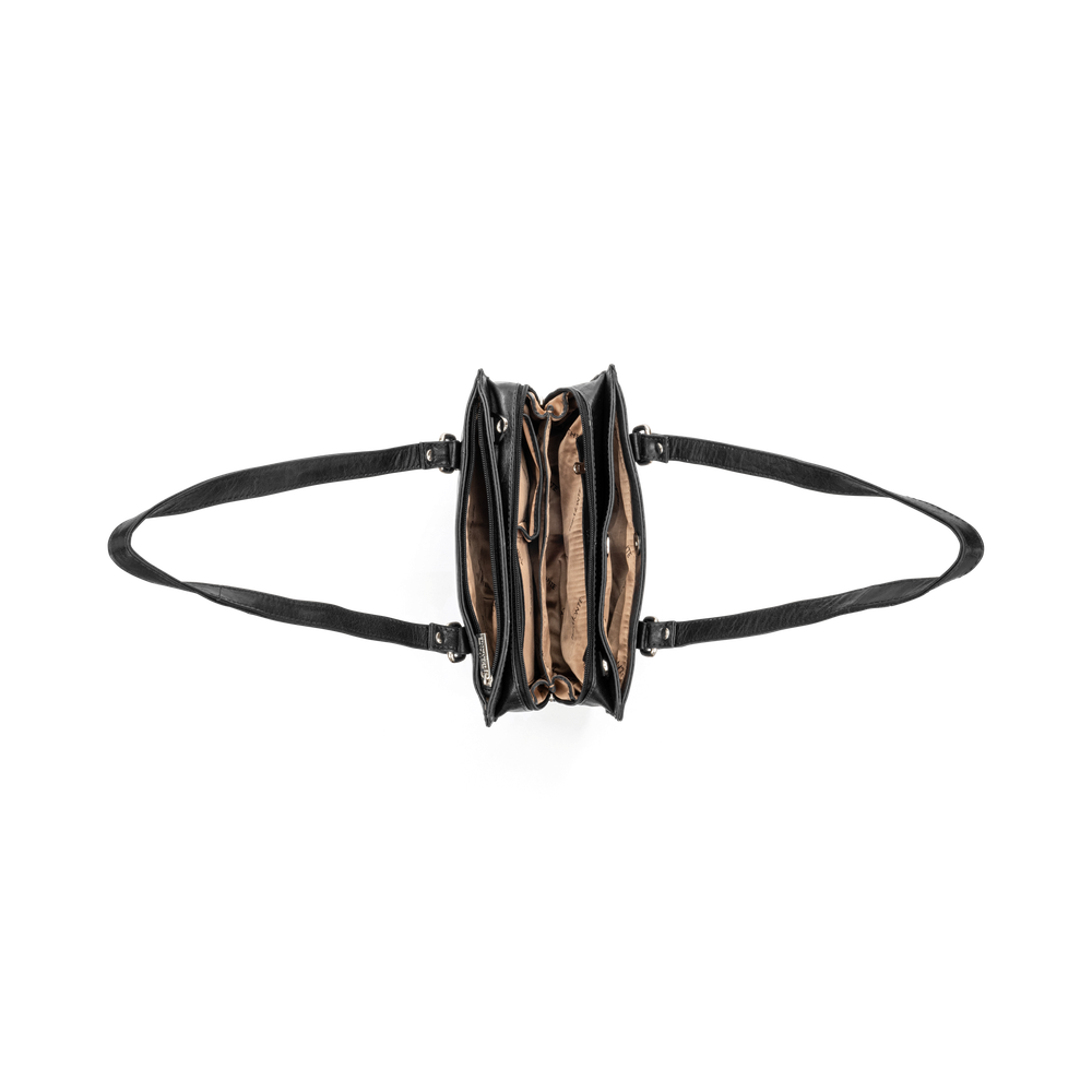 Skulderveske i skinn