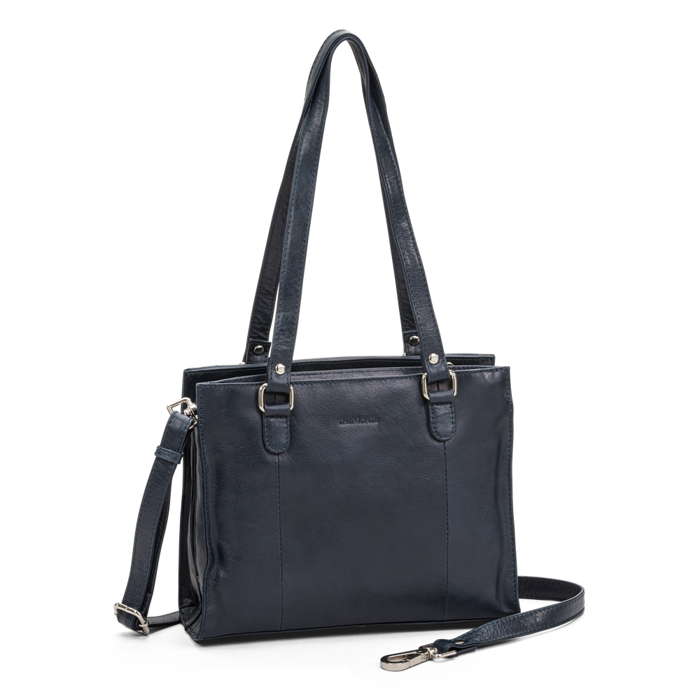 Skulderveske i skinn