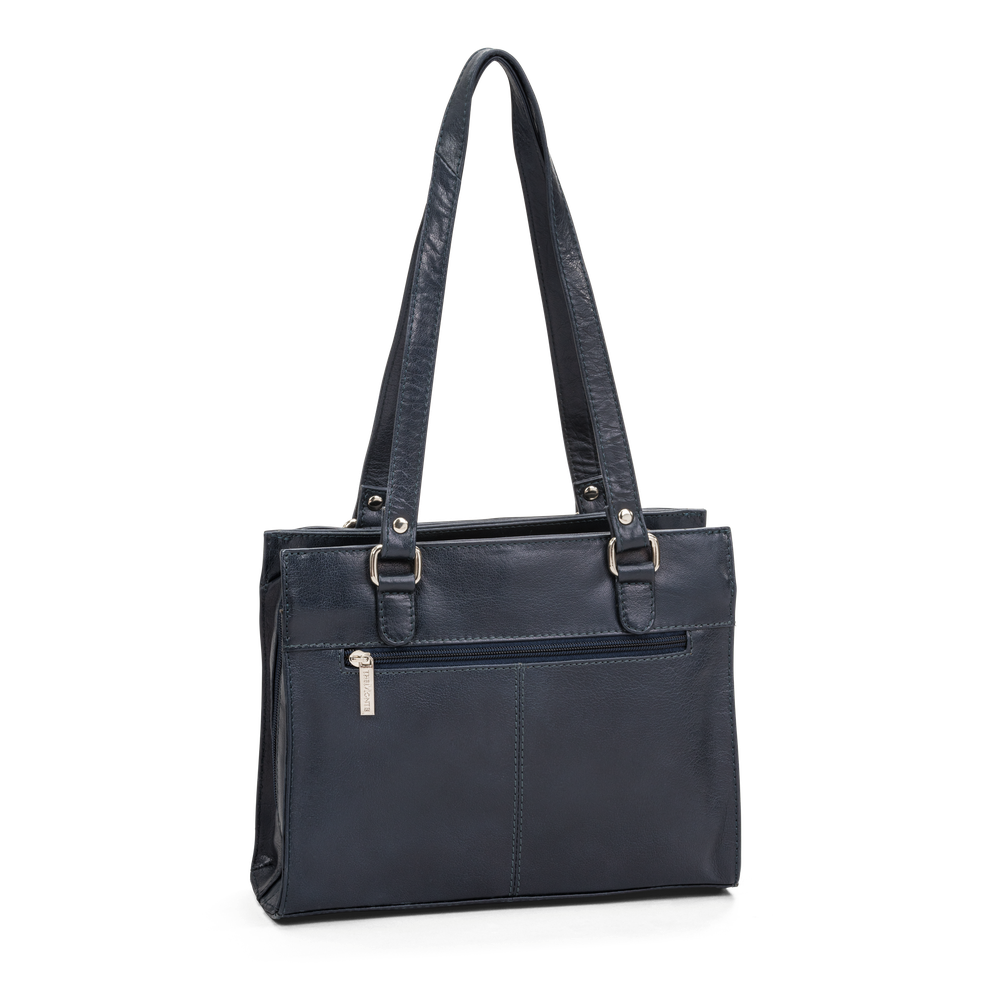 Skulderveske i skinn