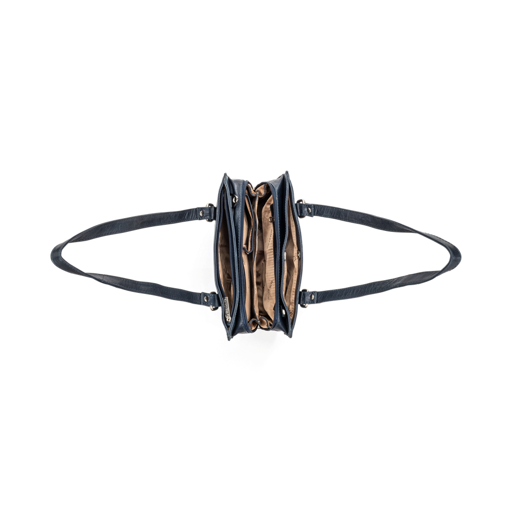 Skulderveske i skinn