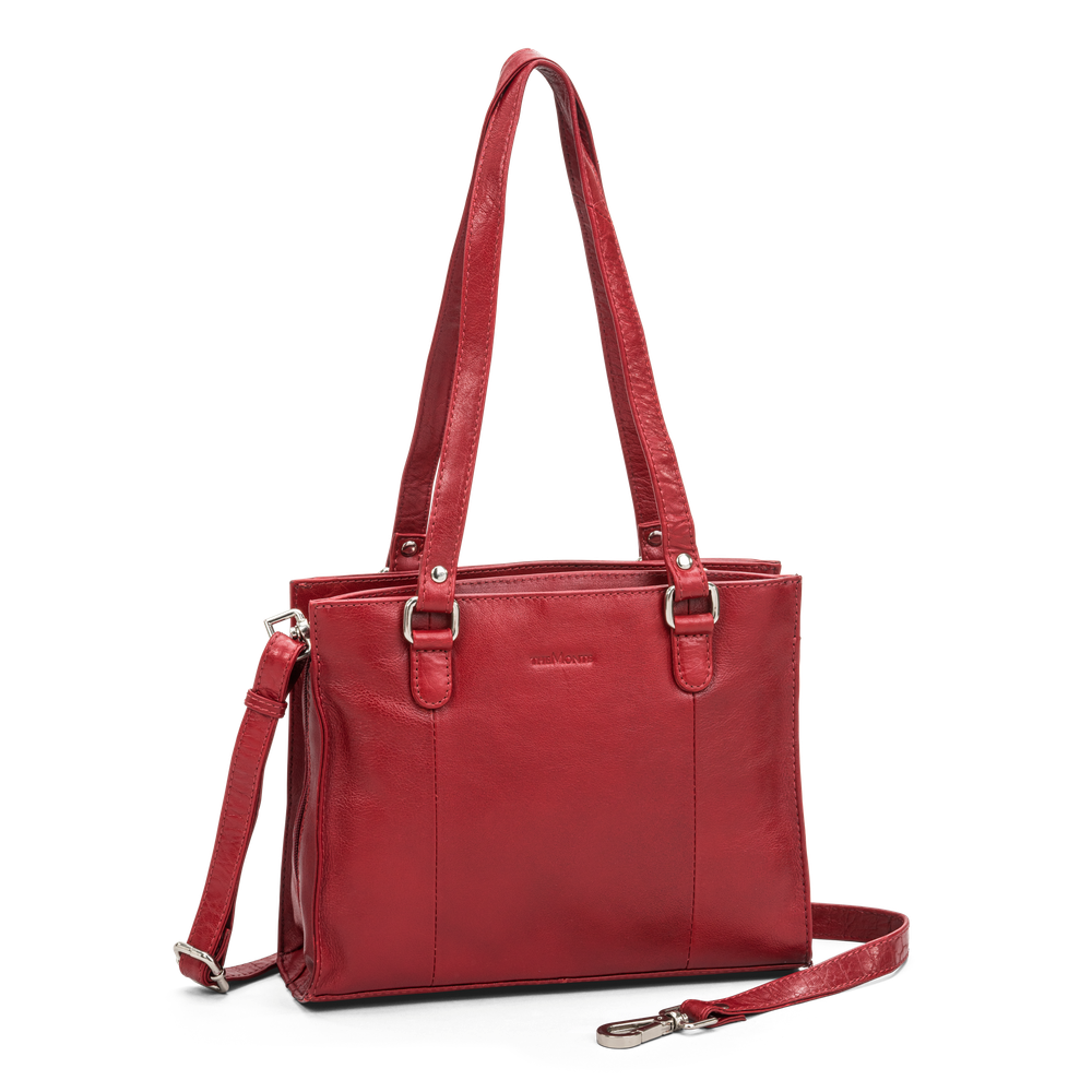 Skulderveske i skinn