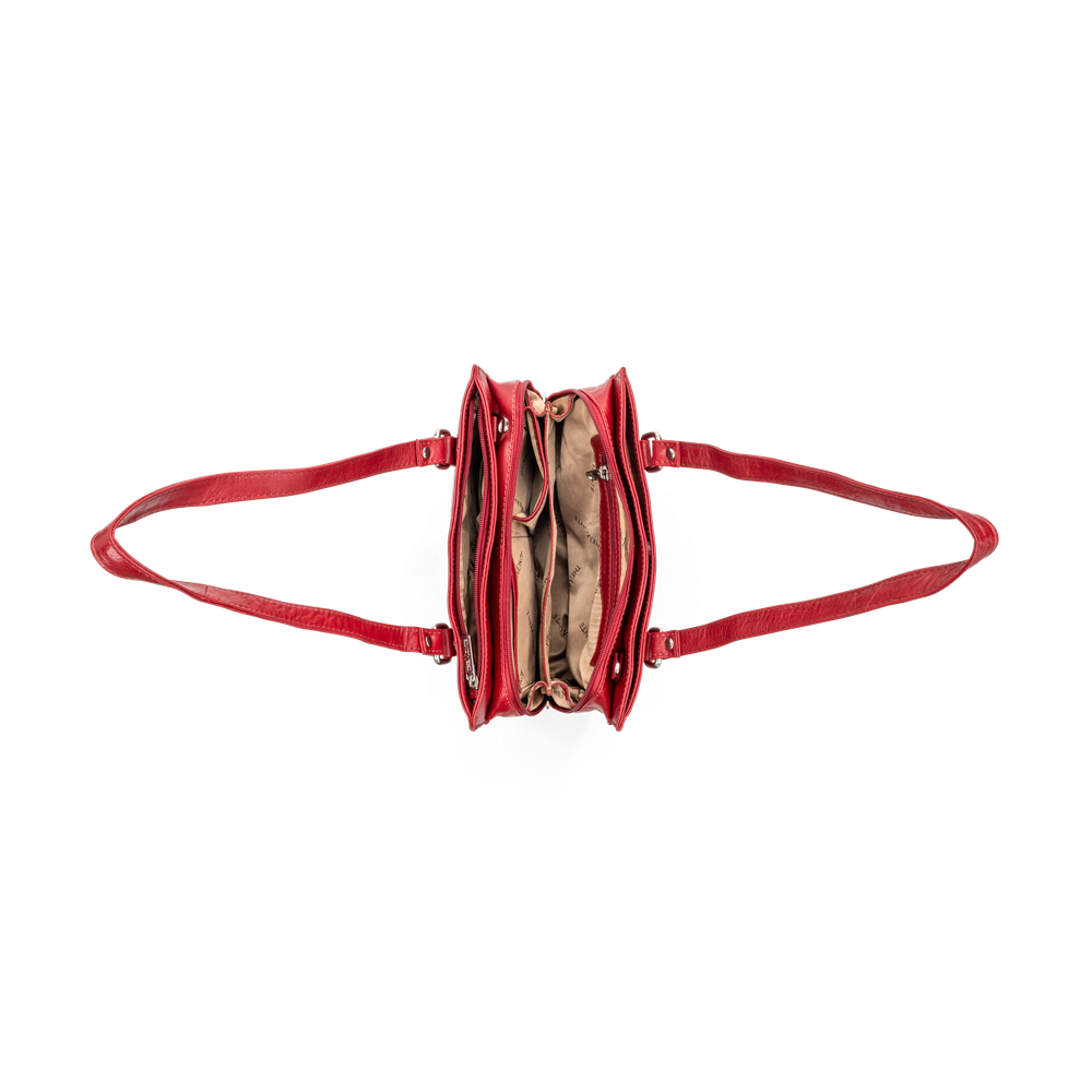 Skulderveske i skinn