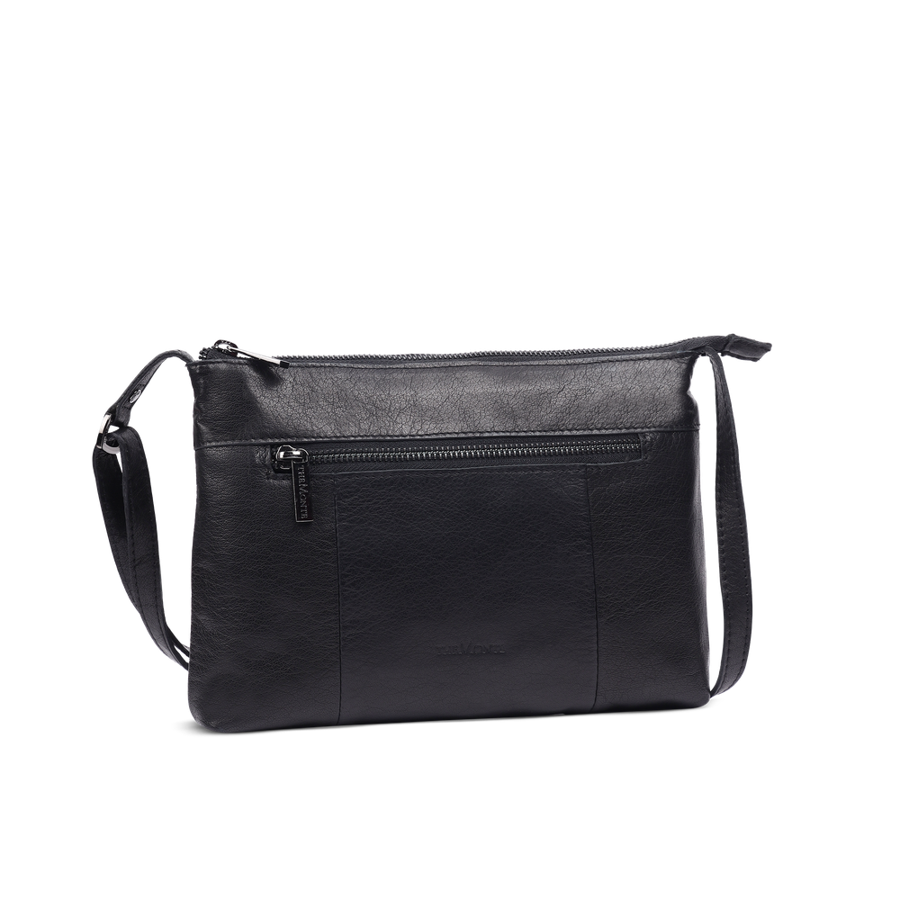 Crossbody-veske i skinn