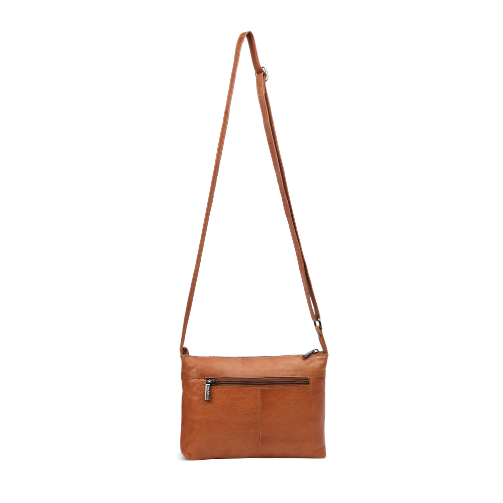Crossbody-veske i skinn