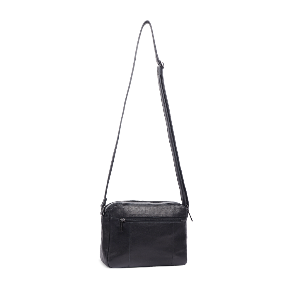 Crossbody-veske i skinn