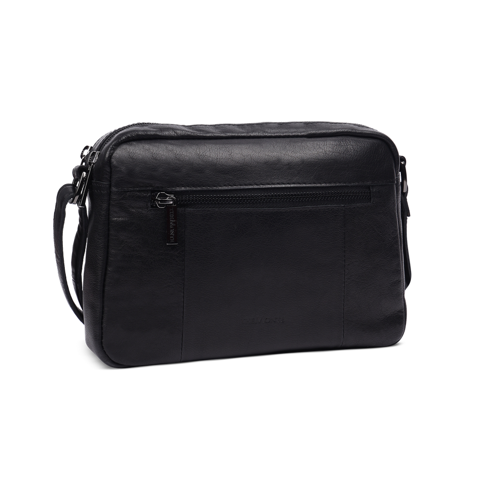 Crossbody-veske i skinn