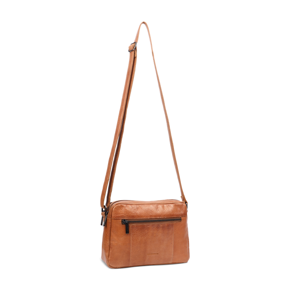 Crossbody-veske i skinn