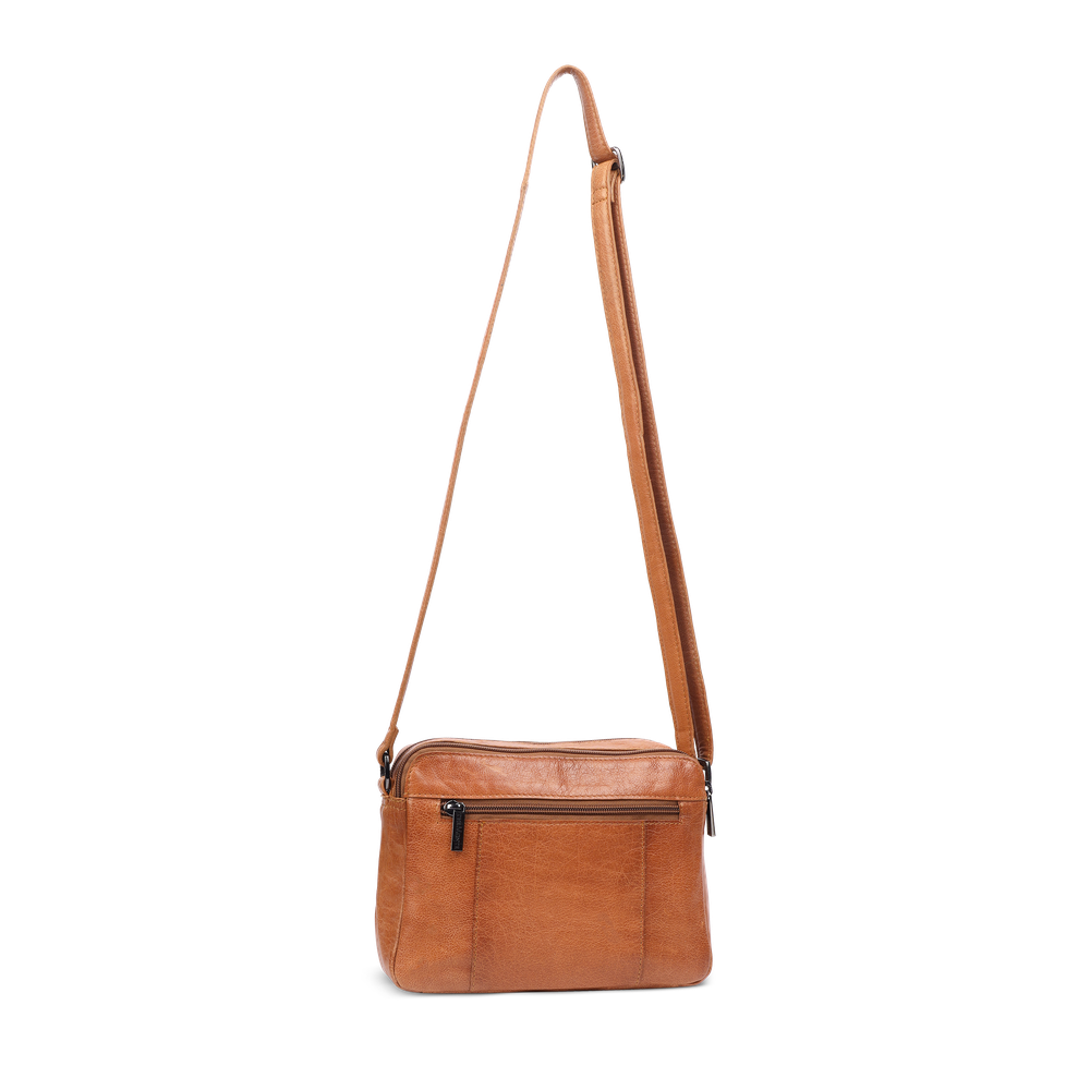 Crossbody-veske i skinn