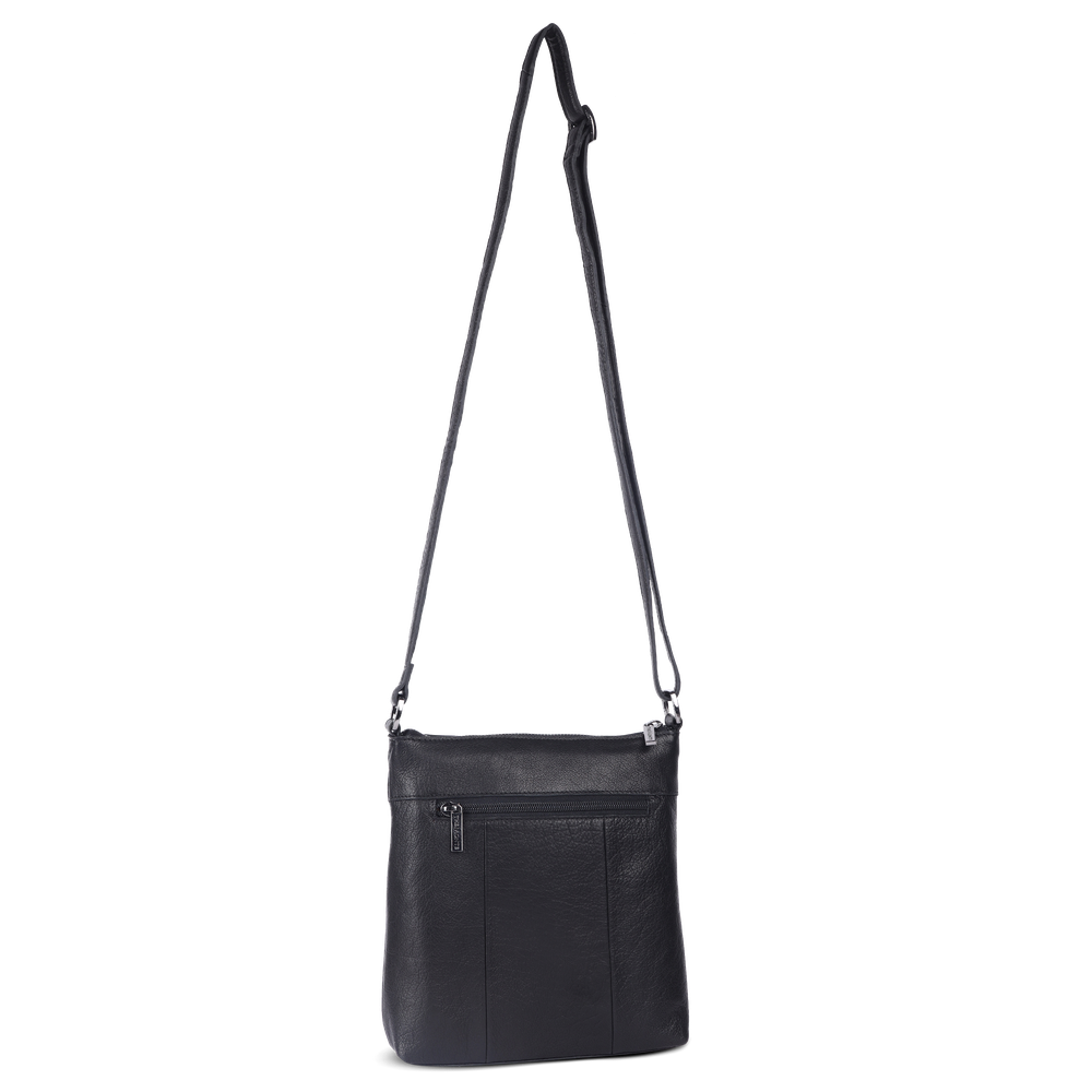 Crossbody-veske i skinn