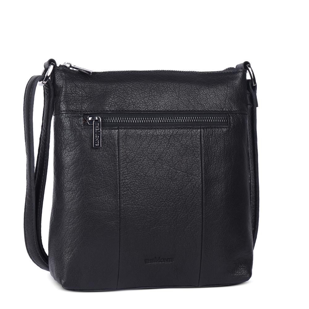 Crossbody-veske i skinn
