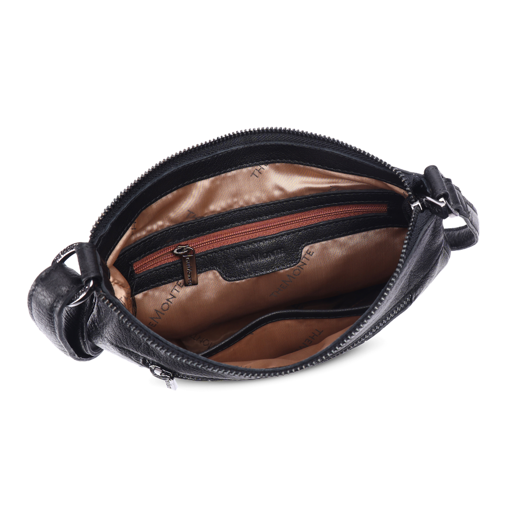 Crossbody-veske i skinn