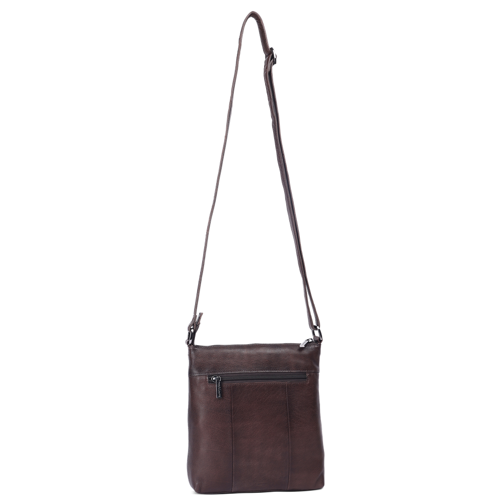Crossbody-veske i skinn