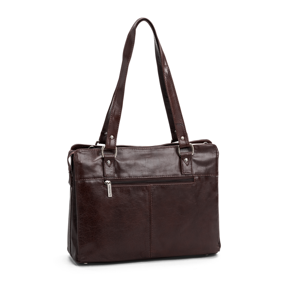 Tote bag medium i skinn