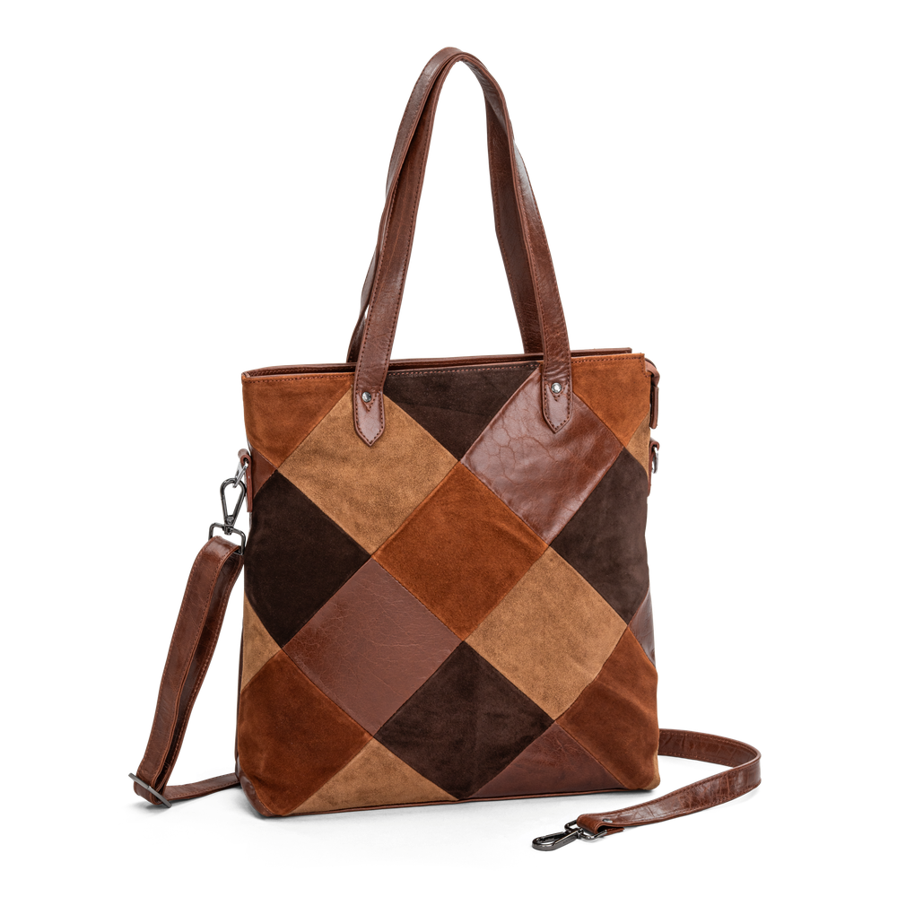 Tote bag medium i skinn - Bridge