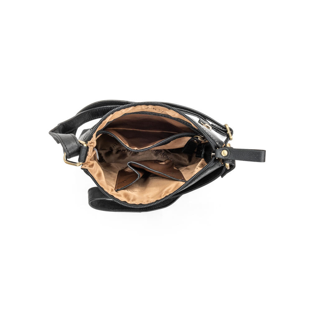 Skulderveske i skinn