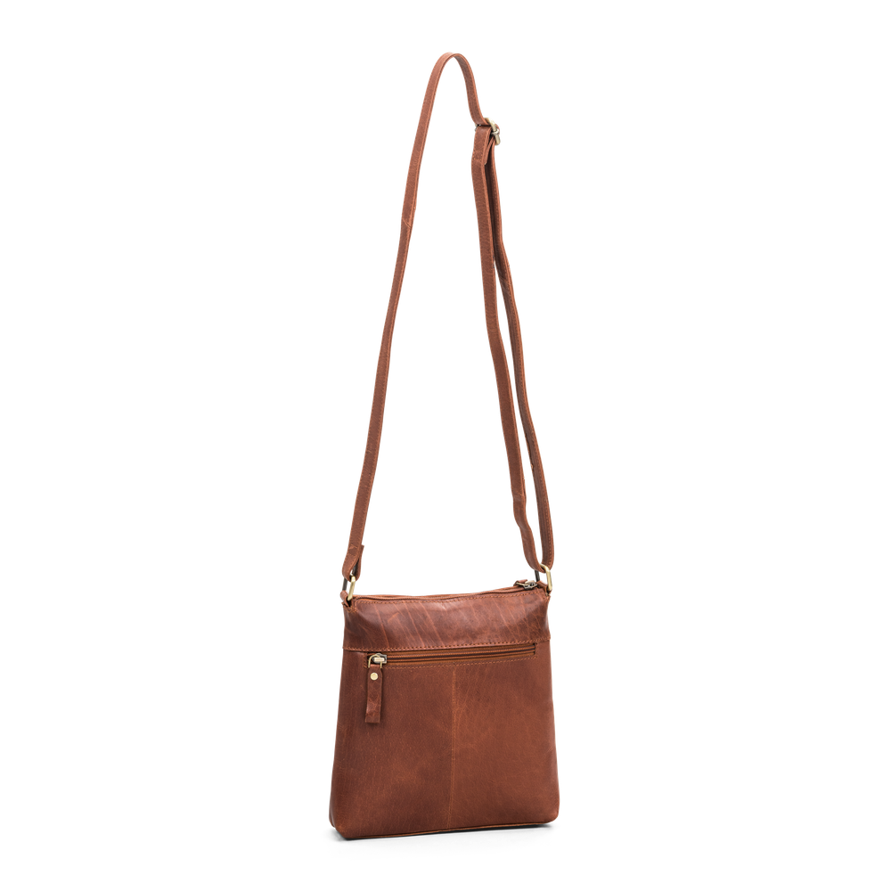 Skulderveske i skinn