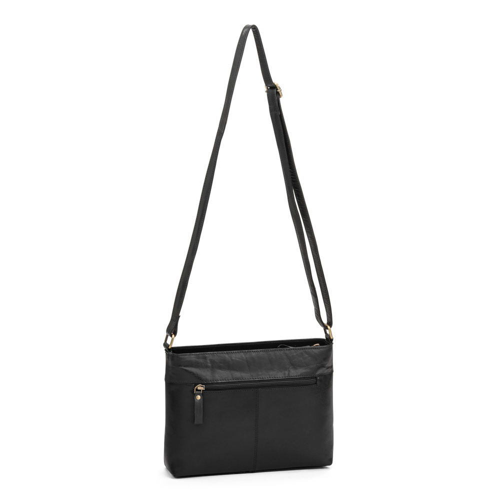 Skulderveske i skinn