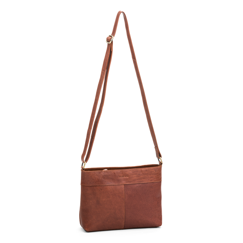 Skulderveske i skinn