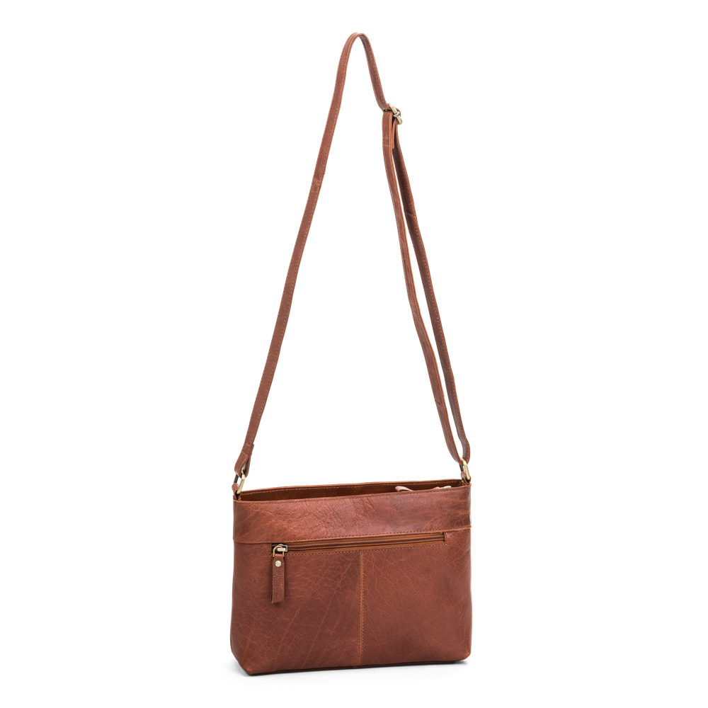 Skulderveske i skinn