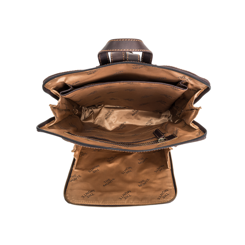 Ryggsekk til pc i skinn 13,3"