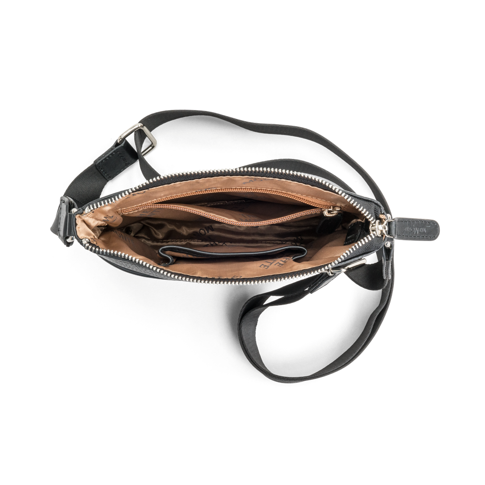 Crossbody i skinn Crossbody i skinn