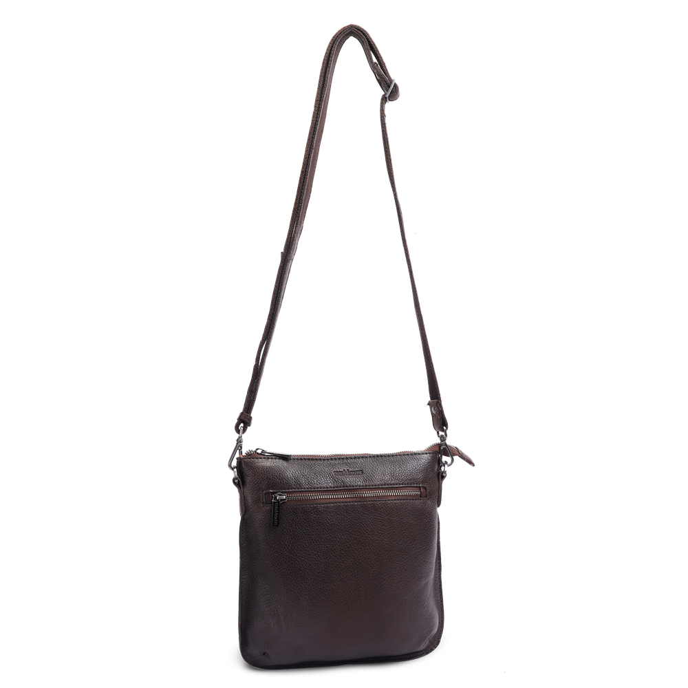 Crossover-veske i skinn