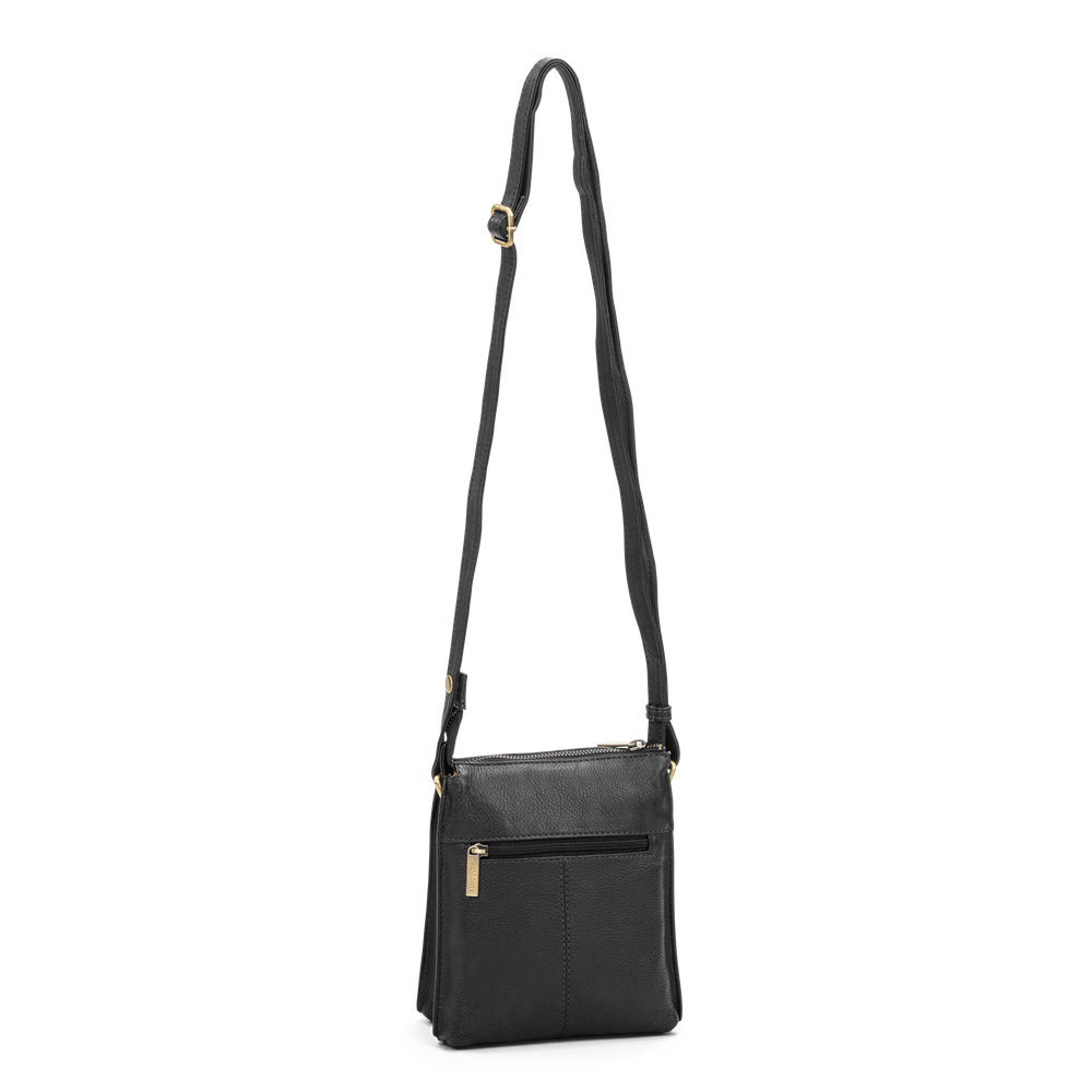 Crossbody-veske i skinn