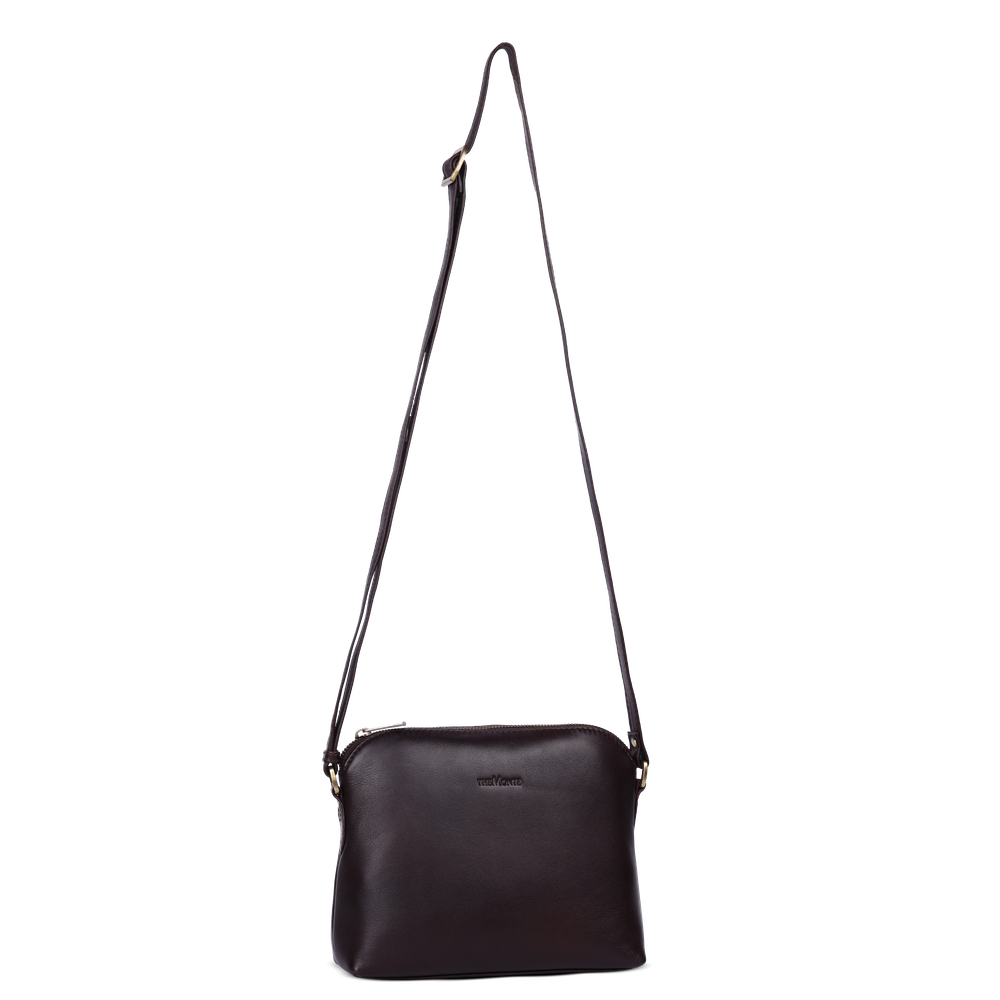 Crossbody-veskesmall i skinn