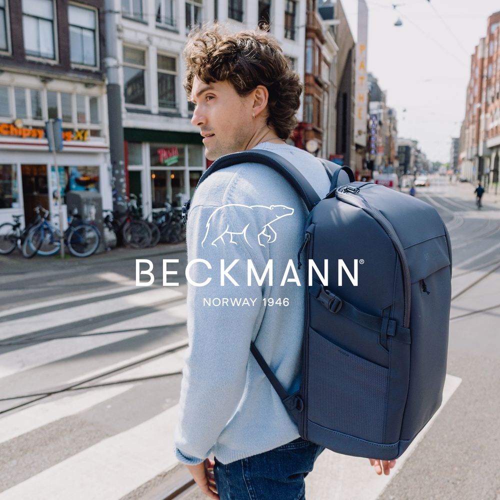 Norskdesignet Beckmann sekk navy 