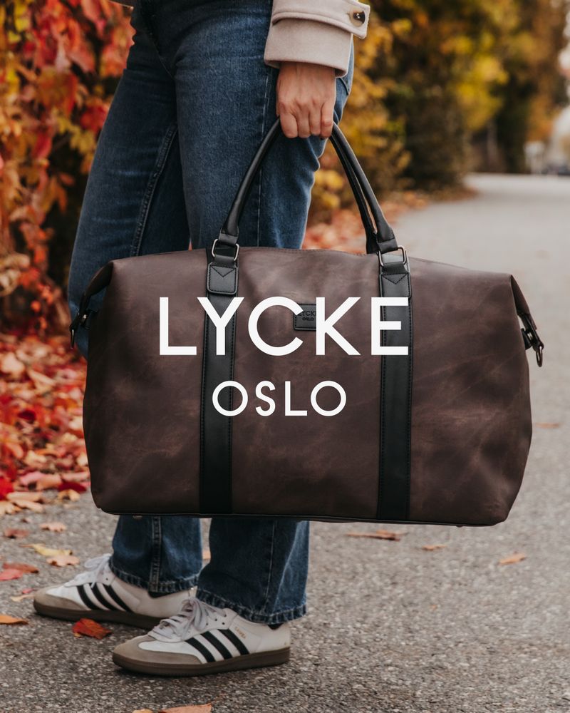 Lycke brun weekendbag