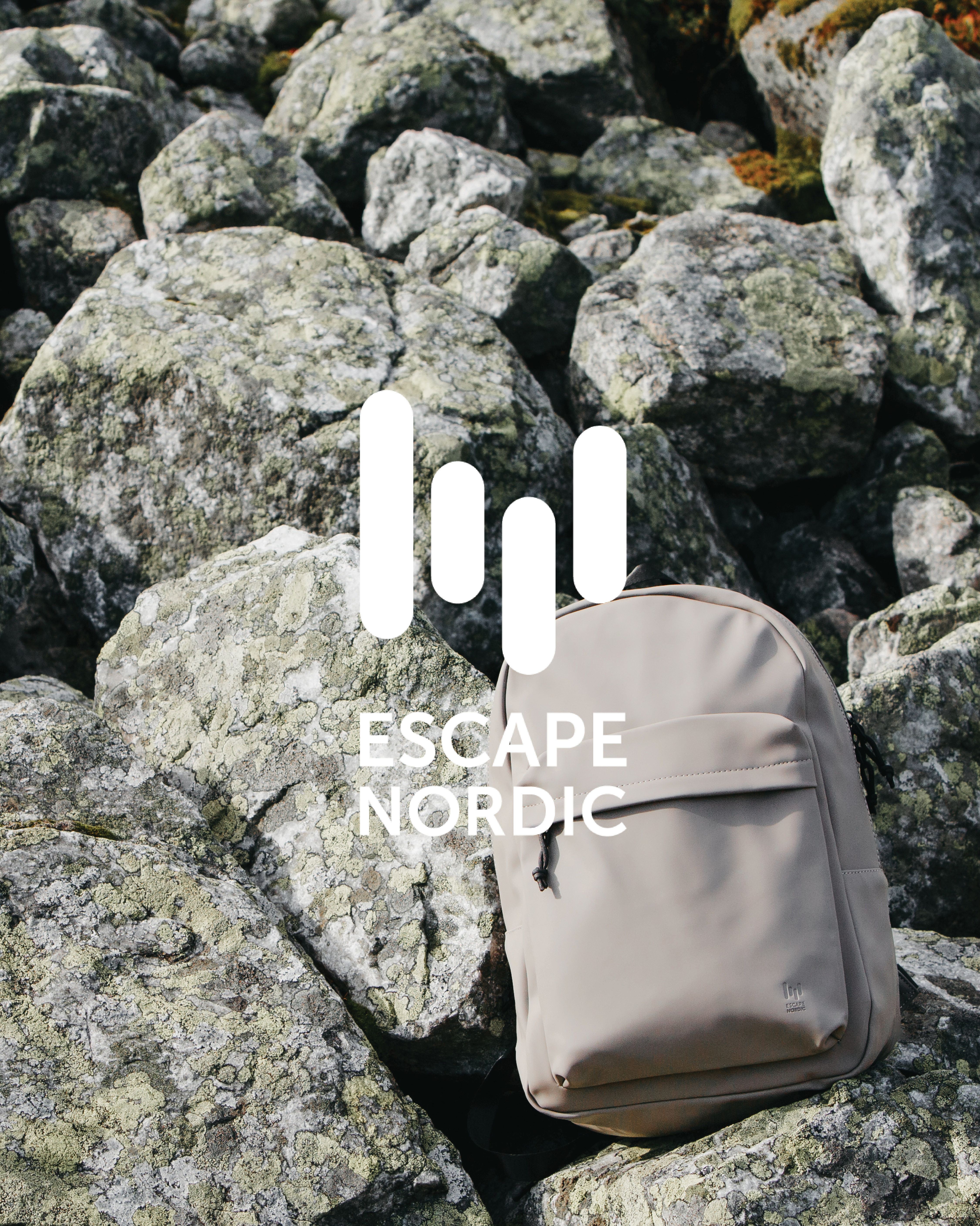 Grå vannavvisende Escape Nordic sekk