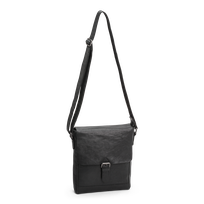 Oxford flap bag 13" i skinn