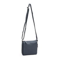 Crossbody skulderveske i skinn