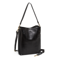 Bucket bag 16" i skinn