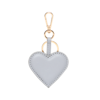 Bag charm/nøkkelring hjertemotiv
