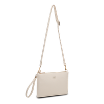 Alma clutch-veske med lang rem