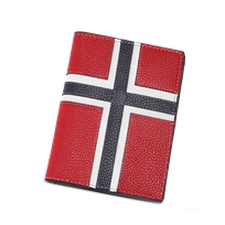 Passholder i skinn RFID-beskyttelse