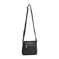 Praktisk crossbody i skinn