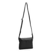 Crossbody skulderveske i skinn